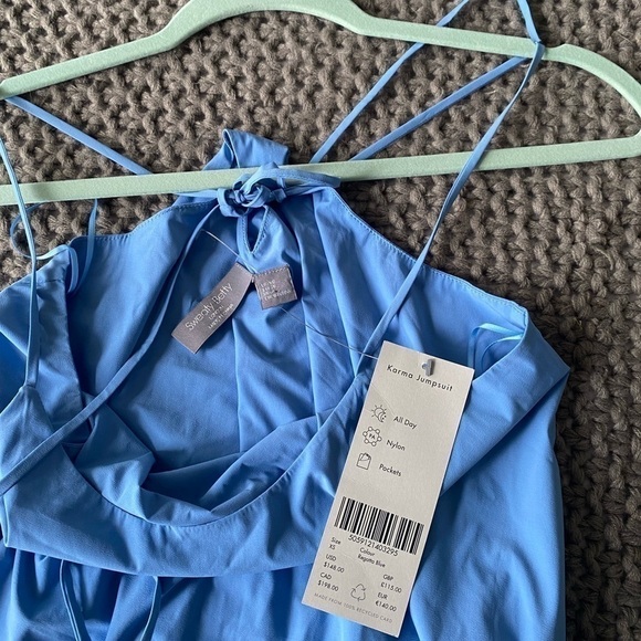 NWT Sweaty Betty Karma Jumpsuit in Regatta Blue - Picture 5 of 6